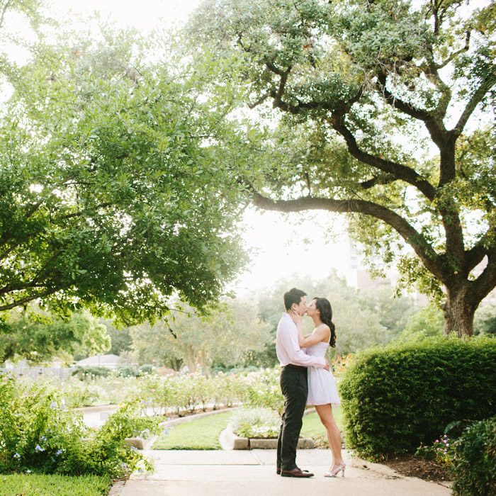 Houston Museum District Engagement Photography