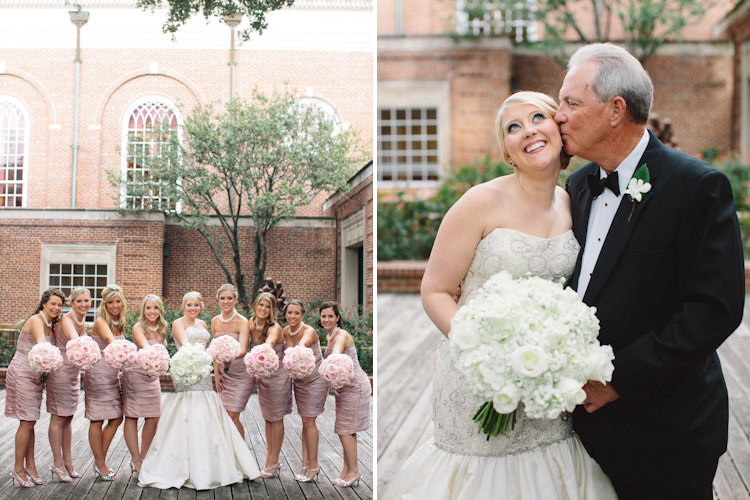 wedding ceremony photos at st. luke's united methodist church