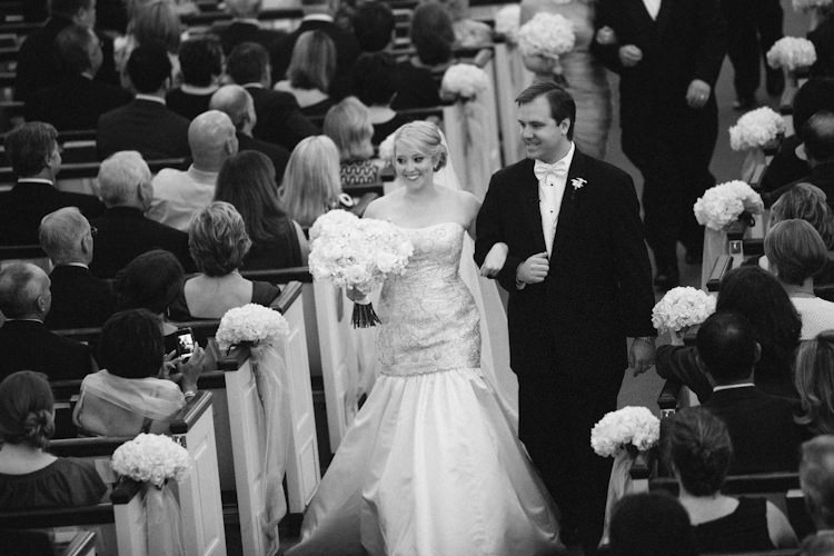 wedding ceremony photos at st. luke's united methodist church