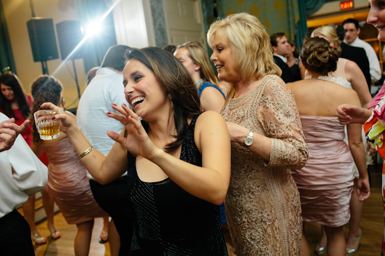 wedding reception photography at the junior league of houston