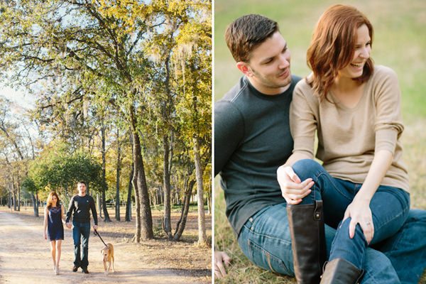 Engagement photos at LaCenterra in Katy Tx