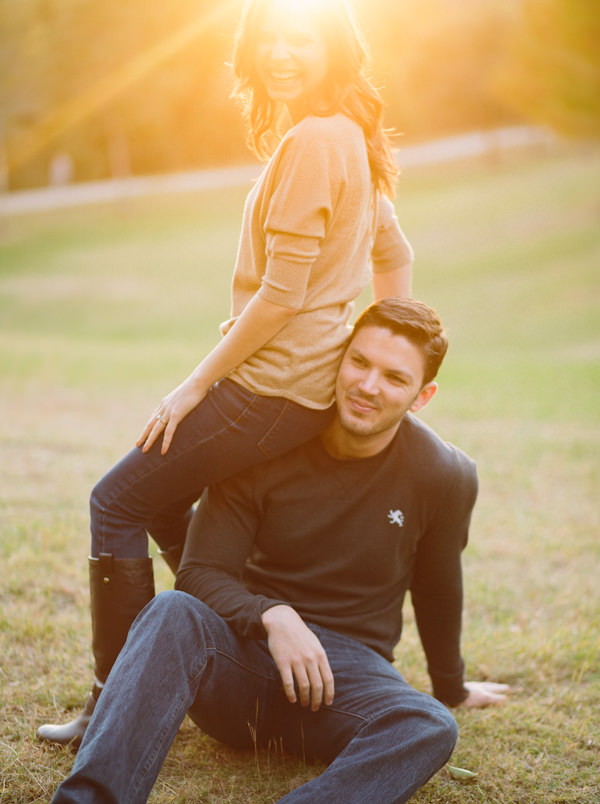 Engagement photos at LaCenterra in Katy Tx