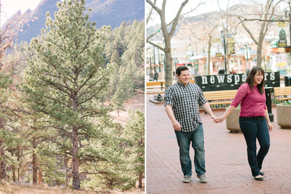 Engagement portraits in Boulder Colorado.