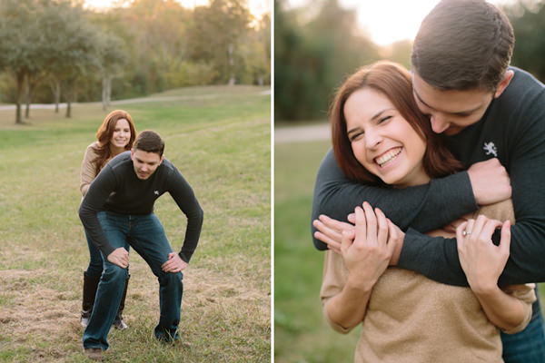 Engagement photos at LaCenterra in Katy Tx