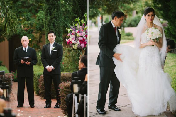 Wedding Ceremony and Reception at The Parador in Houston