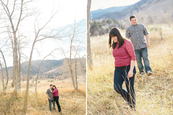 Engagement portraits in Boulder Colorado.