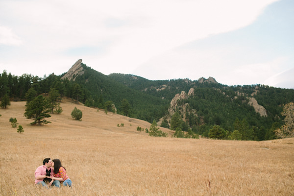 Engagement portraits in Boulder Colorado.