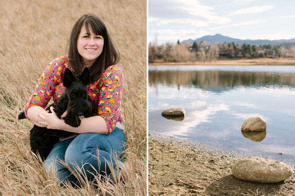 Engagement portraits in Boulder Colorado.