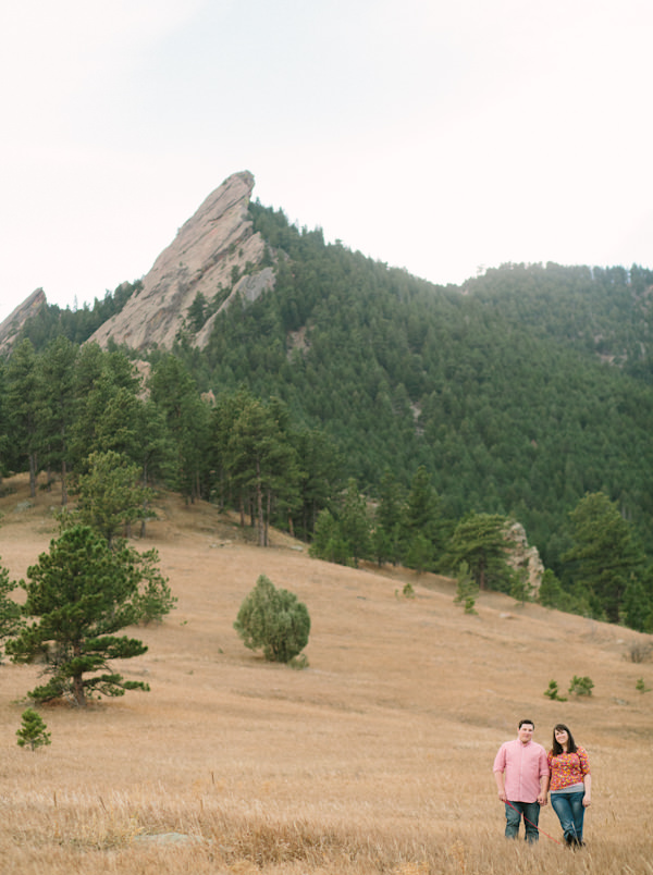 Engagement portraits in Boulder Colorado.