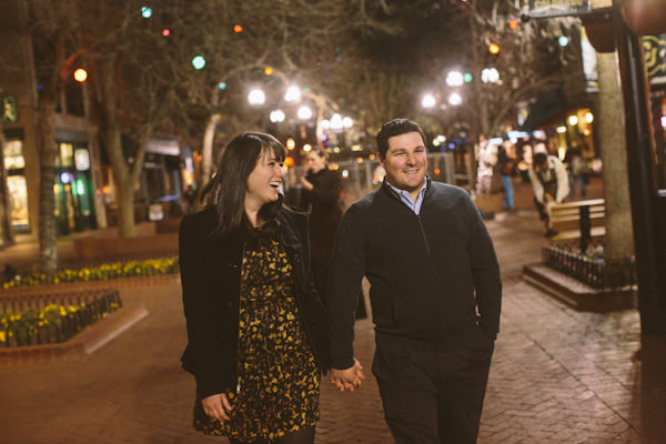 Engagement portraits in Boulder Colorado.