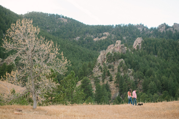 Engagement portraits in Boulder Colorado.