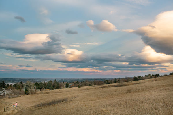 Engagement portraits in Boulder Colorado.