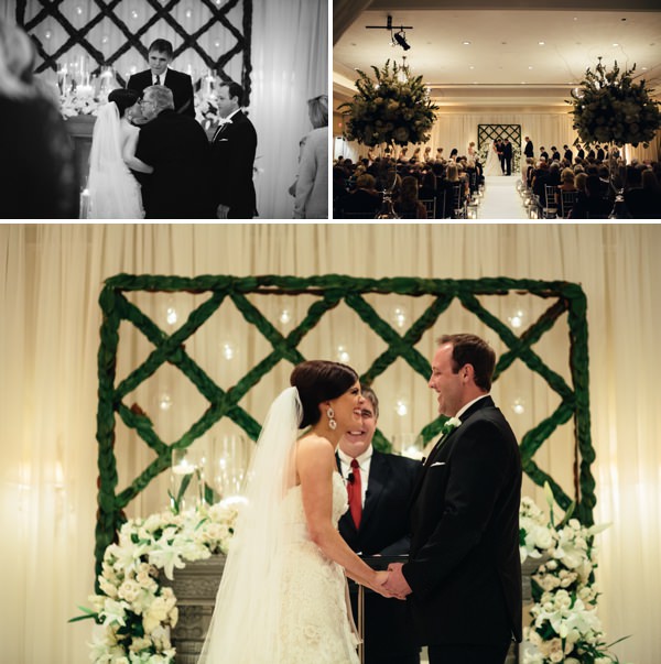 Wedding ceremony and reception at The Houstonian