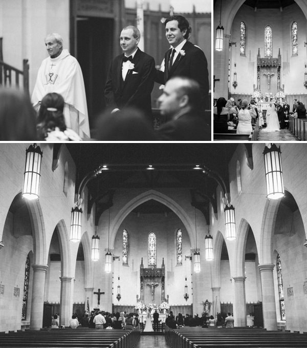 Wedding photography at Holy Rosary Church