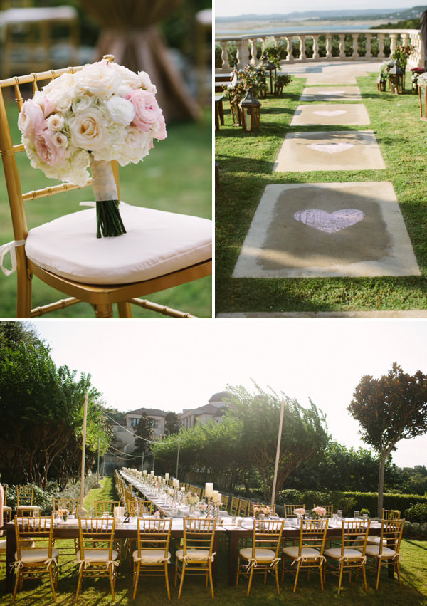 ceremony pictures at Villa De Lago