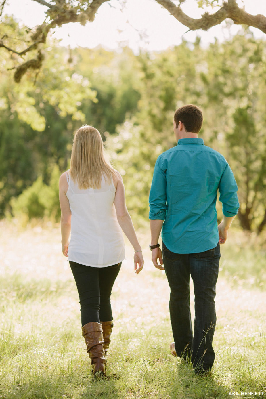 Engagement portraits in Austin Texas