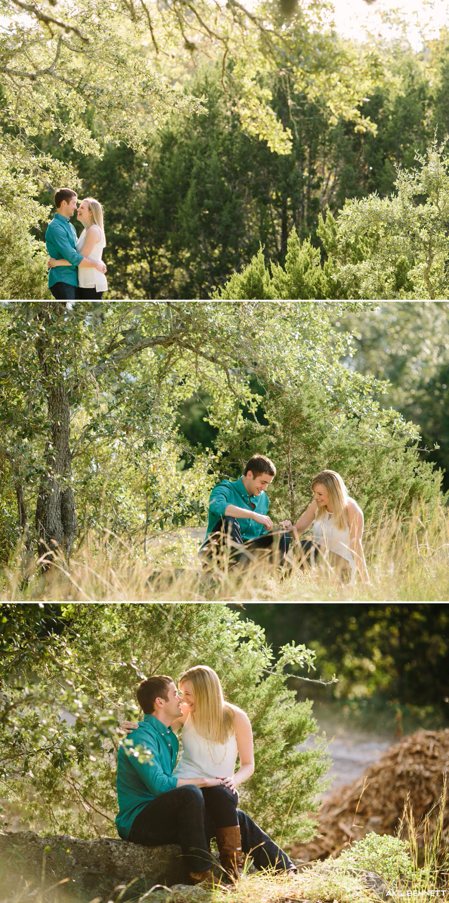 Engagement portraits in Austin Texas