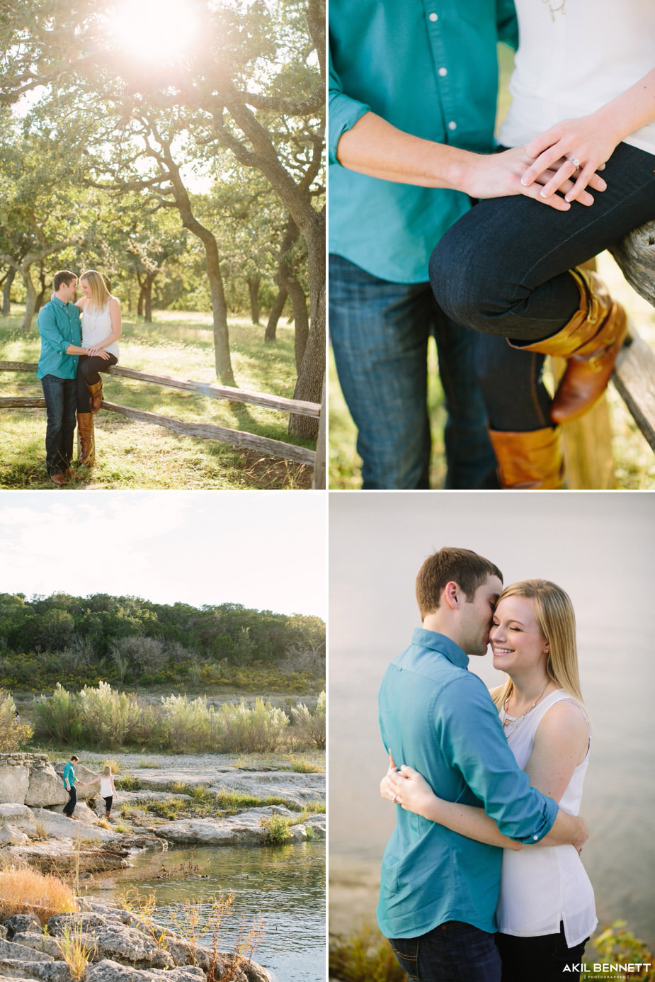 Engagement portraits in Austin Texas