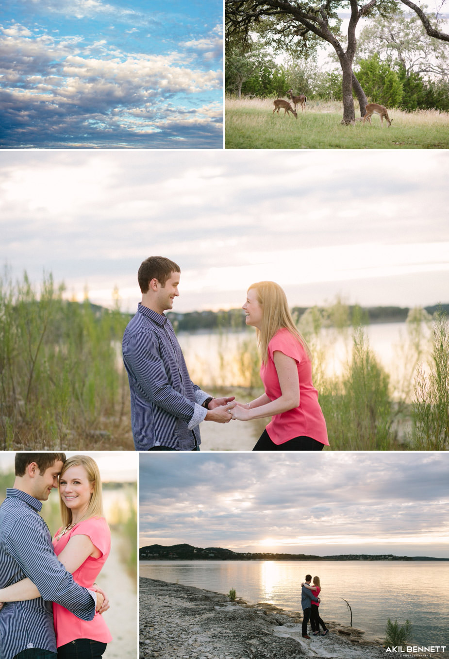 Engagement portraits in Austin Texas